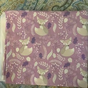 Custom Lavender/Gray Fox fabric 1 yard only
